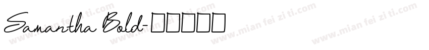 Samantha Bold字体转换